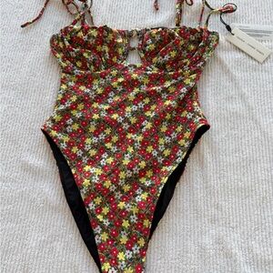 Montce Petal One Piece - Sienna Floral, XS - NWT